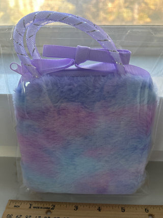 Kids Cute Sequins Unicorn Purple Handbag
