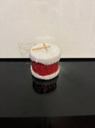 #1650 Fabric Drum Ornament