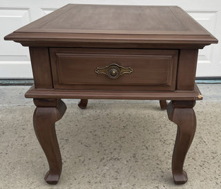 Wooden End Table as-is MTS