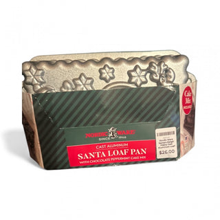 Nordic Ware Santa's Sleigh Heavy Cast Aluminum Loaf  Pan Christmas Baking #62 VV MTS|139955