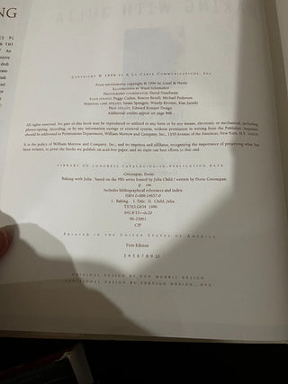 Cookbook - Baking with Julia by Dorie Greenspan