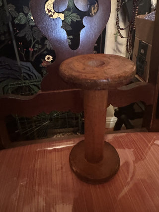 Vintage Wooden Metal Industrial Spool approx. 7 Country Farmhouse Primitive decor #47 VV MTS