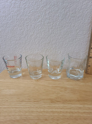 Vintage Lead Crystal Clear Shot Glass, RCD