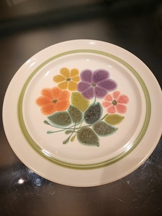 1970s Dinner Plate Franciacan Floral