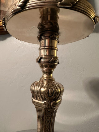 Candle Stand Altar Silver Plate 14.5 MTS