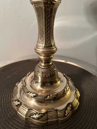 Candle Stand Altar Silver Plate 14.5 MTS