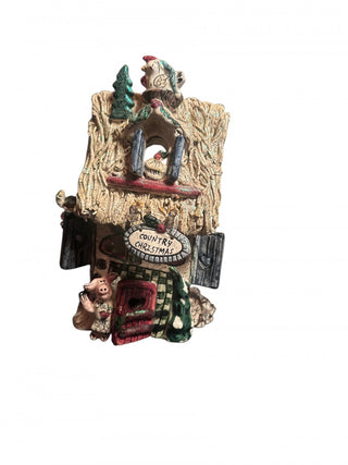 Blue Sky Country Christmas Tealight Candle House #62 VV MTS|138949