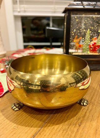 Brass Claw Foot Bowl MTS