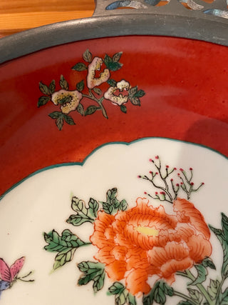 VNTG Japanese Canton Ware Ashtray~MTS|85202