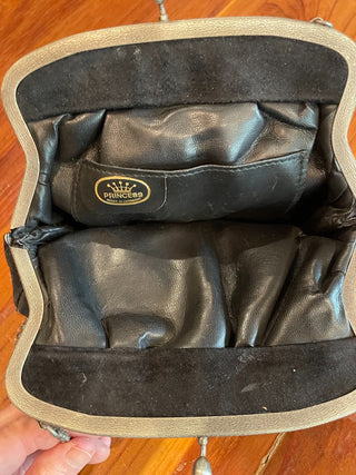 VNTG German Princess Suede Purse ~MTS|111297