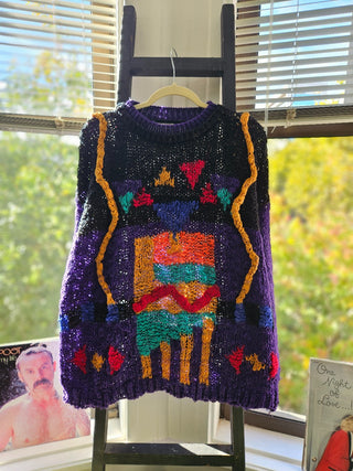 Vtg 90s Umen Studio Sweater - Size XL MTS|124502