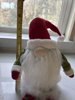 Sitting Plush Gnome Christmas Figure-RSV|126854