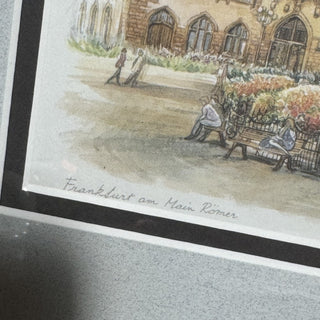 Bernadette Voz Frankfurt Watercolor Art Print RCD|101095