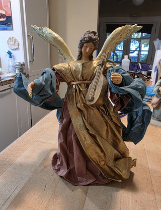 MTS Vtg Clothique Angel Tree Topper|124033