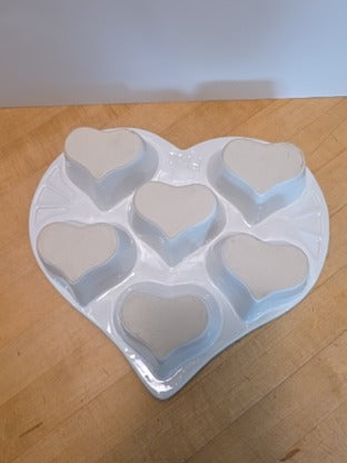 RF PMC Ceramic Blue Heart Baking Dish