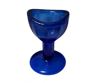 1940's antique medical Elder Flower lotion Co Cobalt glass eye was cup #62 VV MTS