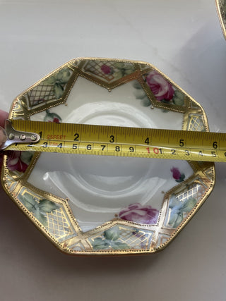 Vtg. Bowl and Saucer -RSV|85495