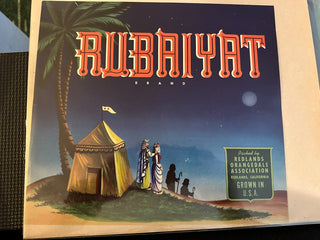 Rubaiyat Authentic Citrus Farm Crate Label EC085 MTS|100379