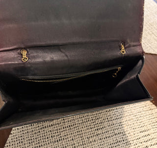 Vintage Bonwit Black Patent Purse RSV|112229