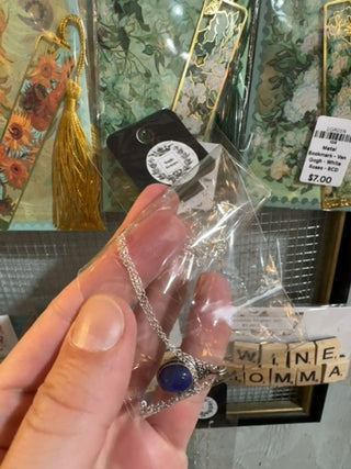 Hypoallergenic Metal Pendant and Necklace Combo - With Natural stone - RCD
