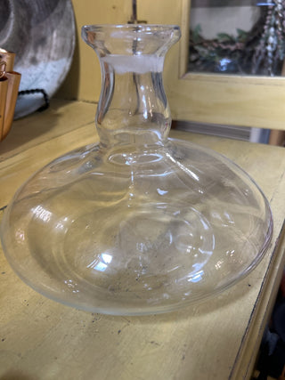 12F Vintage Decanter Clear Glass Stopper Captains Decanter MTS|70879