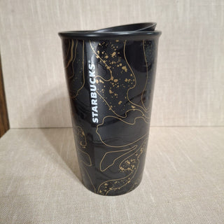 Starbucks Gold Marble Ceramic Coffee Mug RCD *