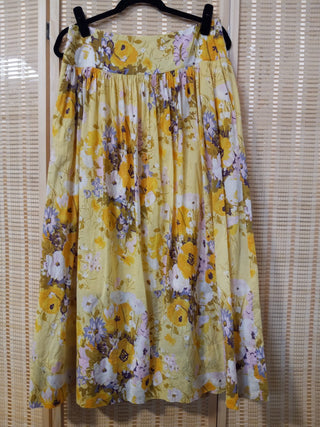 Brooks Bros. Floral maxi-skirt, 8, MTS|75815