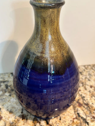 Cobalt Blue Japanese Tokkuri Decanter/Vase    MTS