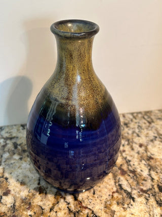 Cobalt Blue Japanese Tokkuri Decanter/Vase    MTS