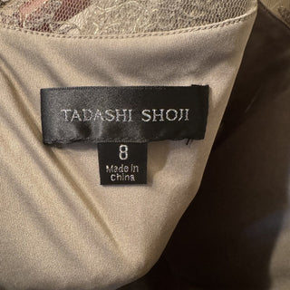 Tadashi Shoji Embroidered Metallic Blouson Dress * MTS