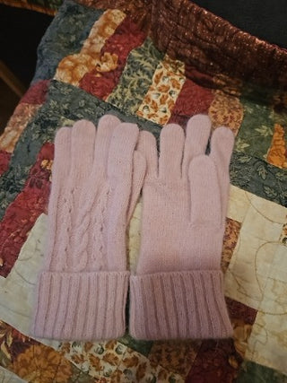 Vintage Pink Gloves