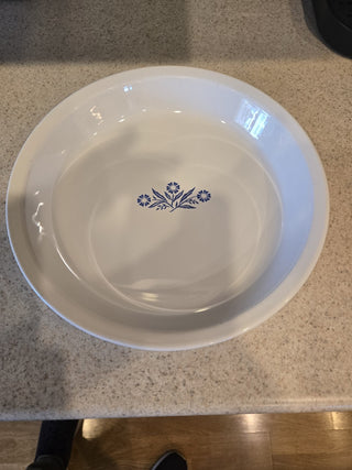 Blue Cornflower Pie Plate|51121