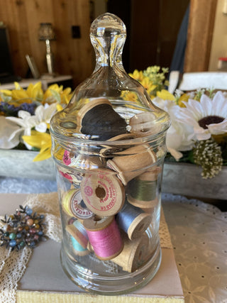 Vtg Thread Jar - RCD