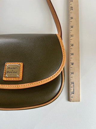 Olive green Dooney and Burke crossbody purse|74485