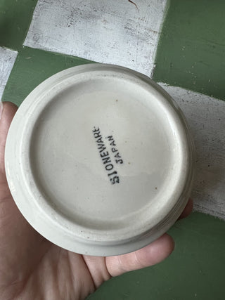 Vintage Stoneware with lid F&M|94167