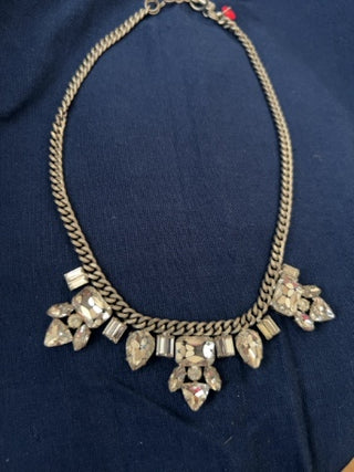 Rhinestone bling bling necklace
