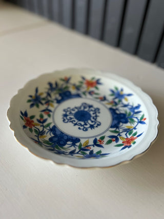 Vintage floral salad plate RSV