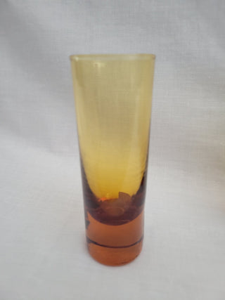 Four Vintage Moser 4-3/4" Blown Amber Shot Glasses RCD|96296