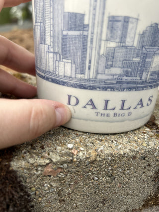 #89 Starbucks 2006 City Mug Dallas The Big D Coffee Cup Texas Facts Collectors 18oz GCC MTS|112493