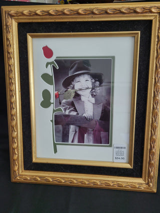 11-1/2 x13-1/2" Gold Color & Black Velvet Frame Each RCD