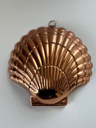 Vintage copper shell mold|74351