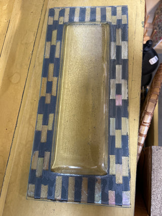12F Decorative Glass & Mirrorred Tray MTS|70800