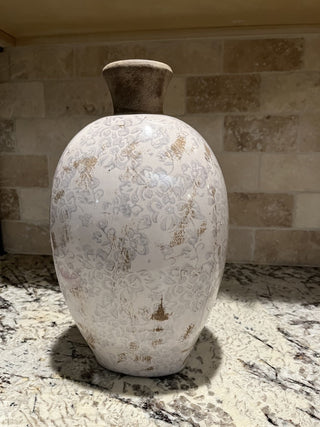 Large Floral Ceramic Vase RCD