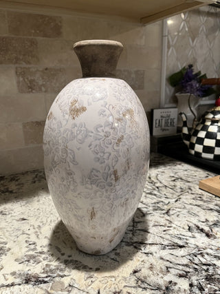 Large Floral Ceramic Vase RCD