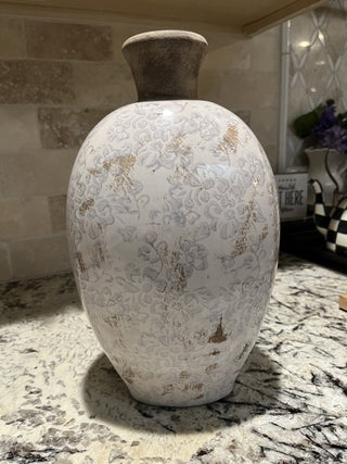 Large Floral Ceramic Vase RCD