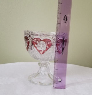 Vtg. candy dish, Hofbauer Bleikristall or Royal Shell-RSV|75936