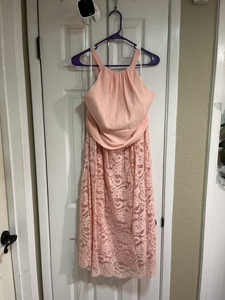 Women's Pink Formal Dress w/Lace Size 2XL RCD|119481