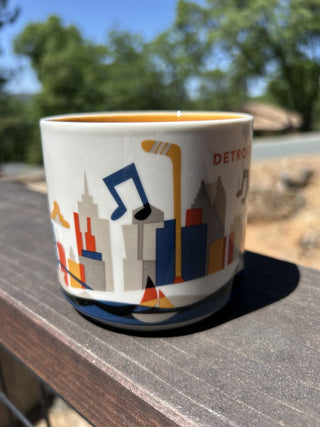 12F Starbucks Detroit Michigan 'You Are Here' 14 oz Coffee Mug Cup 2017 MTS|67990