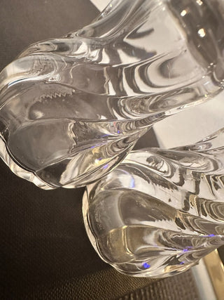 Salt & Pepper Lead Crystal Metal Cap 3.5" MTS