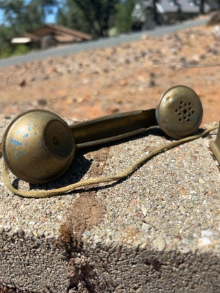 Vintage Tin Toy Speedphone Telephone